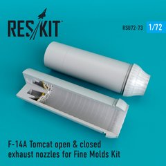 Scale Model F-14A Tomcat Open and Closed Exhaust Nozzles for Diecast Kit (1/72) Reski, In stock