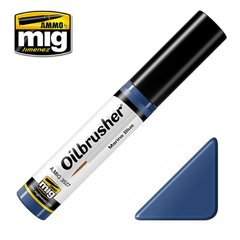 Oil paint with a built-in brush-applicator OILBRUSHER Navy blue Ammo Mig 3527