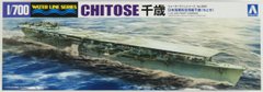 Сборная модель 1/700 авианосец Water Line Series No. 228 Chitose IJN Aircraft Carrier Aoshima 00951