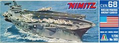 Збірна модель 1/720 корабля USS Nimitz CVN-68 CVN-68 Italeri 0503