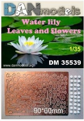 Фототравление 1/35 водяная лилия, истина и цветы, смола DAN Models 35539