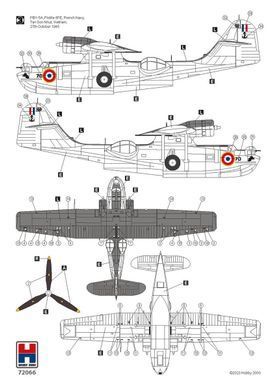 Збірна модель 1:72 літак Consolidated PBY-5A Catalina PTO Hobby 2000 72066