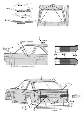 1/24 scale model car Opel Manta 400 [WIA 5957] "Saxon" Ypres´84 #1 McRae/Grindrod Belkits BEL-009