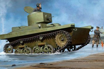 Збірна модель 1:35 радянський легкий танк Т-37А (Подольськ) Hobby Boss 83819