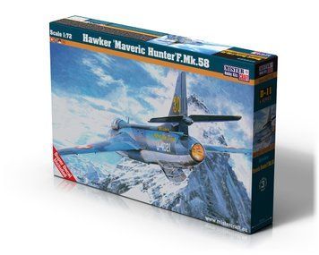 Збірна модель 1/72 літак Hawker 'Maveric Hunter' F.Mk.58 MisterCraft D-11