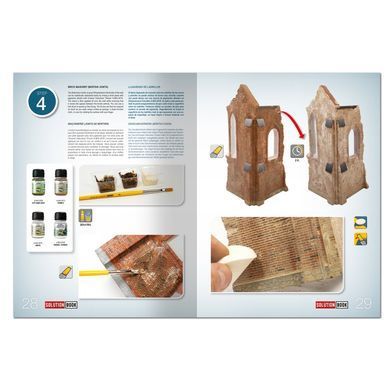 Набор для везеринга SOLUTION BOX 09 - Brick Buildings Кирпичные здания Ammo Mig 7710