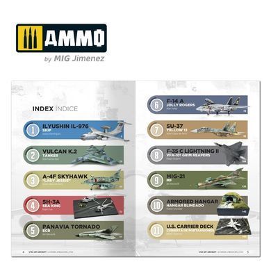 Книга 'Jet Aircraft 1:144 (English, Castellano)' Ammo Mig 6147