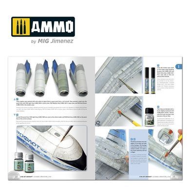 Книга 'Jet Aircraft 1:144 (English, Castellano)' Ammo Mig 6147