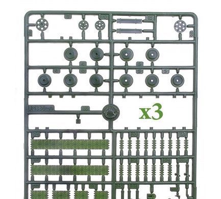 Assembly model 1:72 tank CAPTURED T-34/76 (1940) UM 251