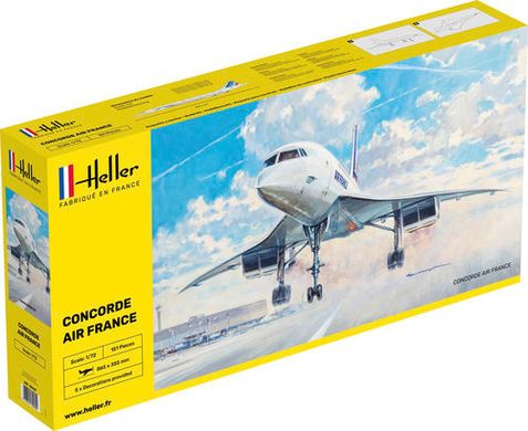 Збірна модель 1/72 літак Concorde Air France Heller 80469