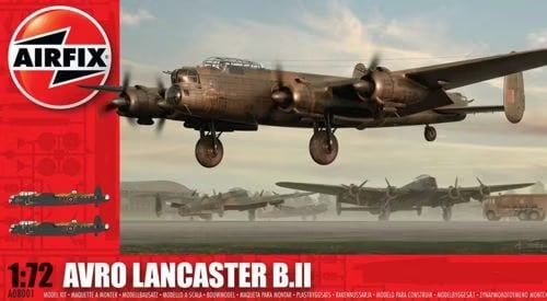 Prefab model 1/72 aircraft Avro Lancaster BII Airfix 08001