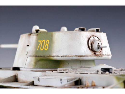 Збірна модель 1/35 радянський важкий литий баштовий танк КВ-1 1942 KV-1 Trumpeter 00359