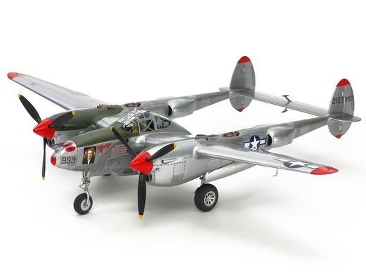 Збірна модель 1/48 гвинтовий літак Lockheed P-38J Lightning Tamiya 61123
