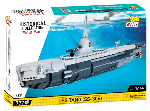 Учебный конструктор американская подлодка USS Tang SS-306 COBI 4831