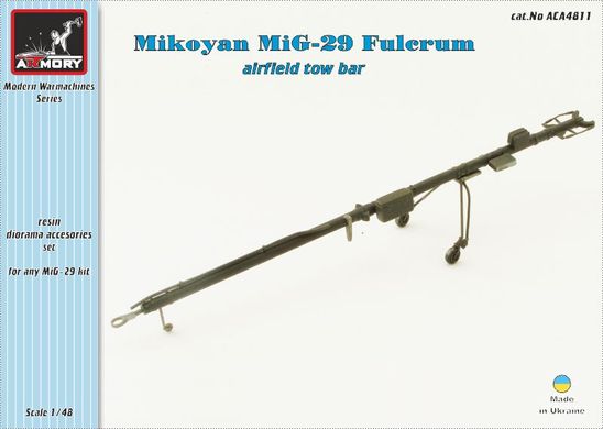 Масштабная модель 1/48 аэродромный фаркоп Микоян МиГ-29 Fulcrum Armory ACA4811, В наличии