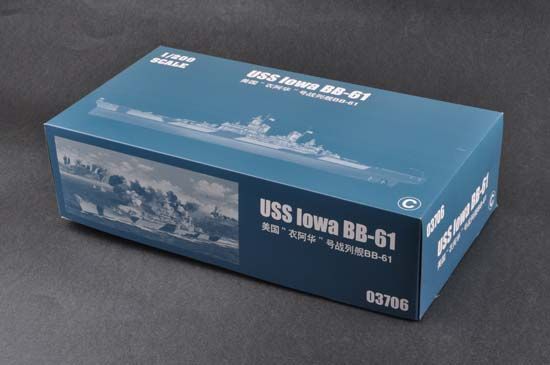 Збірна модель 1/200 лінкор USS Iowa BB-61 Trumpeter 03706