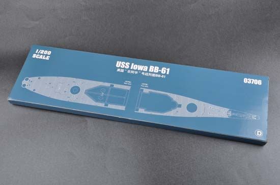 Збірна модель 1/200 лінкор USS Iowa BB-61 Trumpeter 03706
