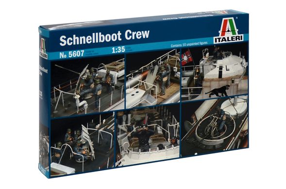 Немецкий экипаж Schnellboot, 10 фигур Italeri 5607