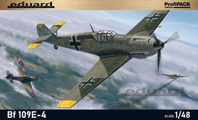 Prefab model 1/48 aircraft Bf 109E-4 ProfiPack Eduard 8263