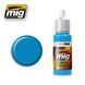 Acrylic paint Translucent blue CRYSTAL LIGHT BLUE Ammo Mig 0098