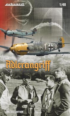 Збірна модель літака Bf 109E Adlerangriff Dual Combo Eduard 11144