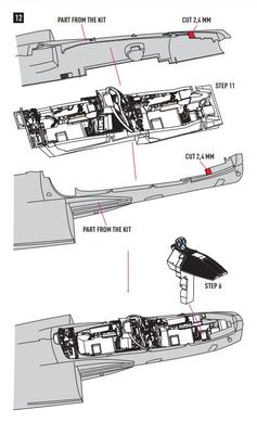 Масштабная модель 1/32 кабина Mirage 2000N Подробная версия для комплекта Kitty Hawk/Zimimodel Reskit RSU32-0140, В наличии