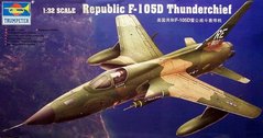 Збірна модель 1/32 винищувач-бомбардувальник Republic F-105D Thunderchief Trumpeter 02201