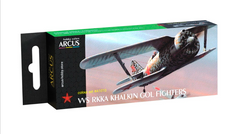Набір акрилових фарб VVS RKKA Khalkhin Gol Fighters Arcus A1010