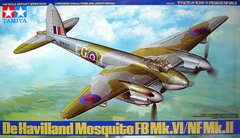 Збірна модель 1/48 літак De Havilland Mosquito FB Mk.VI/NF Mk.II Tamiya 61062