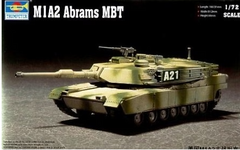 Prefab model 1/72 tank M1A2 Abrams MBT Trumpeter 07279