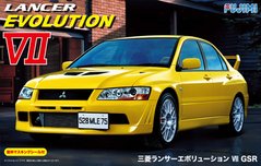 Сборная модель 1/24 автомобиль Mitsubishi Lancer Evolution VII GSR w/Masks Fujimi 03920
