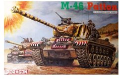 Сборная модель 1/35 танк M-46 Patton Dragon 6805