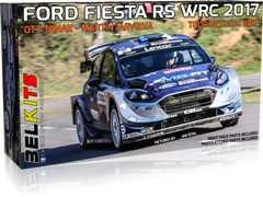 Збірна модель 1/24 ралійне авто Ford Fiesta RS WRC Tour de Corse 2017 Belkits BEL-013