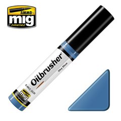 Oil paint with a built-in brush-applicator OILBRUSHER Blue sky Ammo Mig 3528