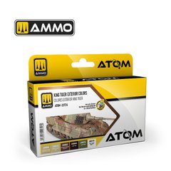 Набір фарб ATOM кольори екстер'єру KING TIGER Ammo Mig 20726