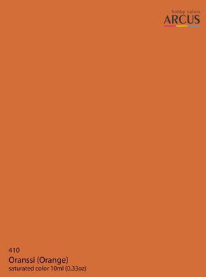 Enamel paint Oranssi (Orange) orange Arcus 410