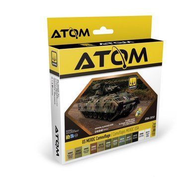 ATOM US MERDC Camouflage Paint Set Ammo Mig 20769