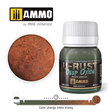 Ефект старіння (іржа) U-RUST DEEP OXIDE Ammo Mig 2251