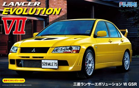 Збірна модель 1/24 автомобіль Mitsubishi Lancer Evolution VII GSR w/Masks Fujimi 03920