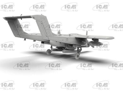 Assembled model 1/72 American attack and surveillance aircraft OV-10D+ Bronco ICM 72186