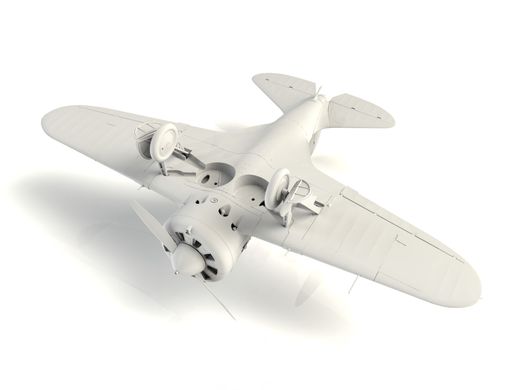 Збірна модель 1/32 літак I-16 type 10, Радянський винищувач 2СВ ICM 32004