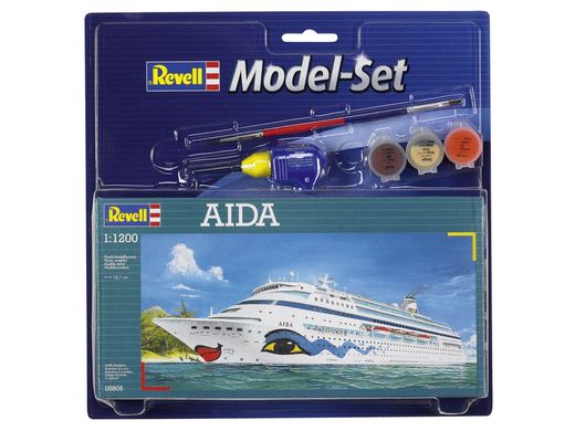 Стартовий набір 1/1200 для моделізму корабля AIDA Model-Set Revell 65805