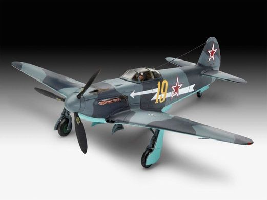 Збірна модель Радянський одномоторний літак-винищувач Yakovlev Yak-3 Revell 03894