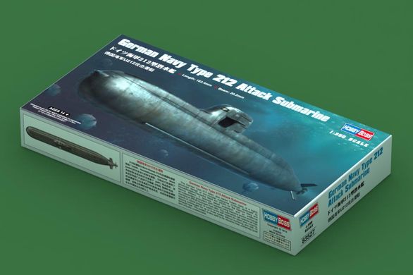 Збірна модель 1/350 ударний підводний човен 83527 ВМС Німеччини U212 HobbyBoss 83527