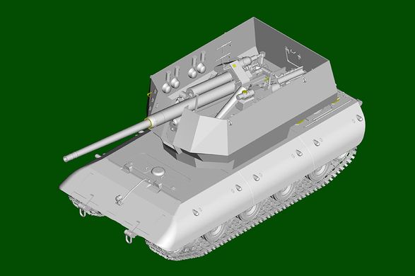 Збірна модель 1/35 зенітний танк Е-100 оснащений 128-мм гарматою Flak40 Trumpeter 09585