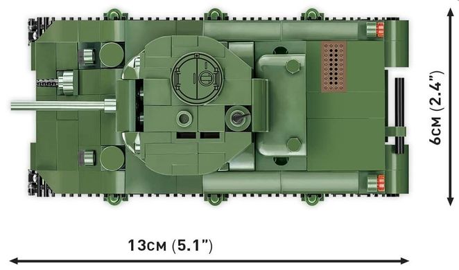 Навчальний конструктор танк Historical Collection World War II 2715 Sherman M4A1 COBI 2715