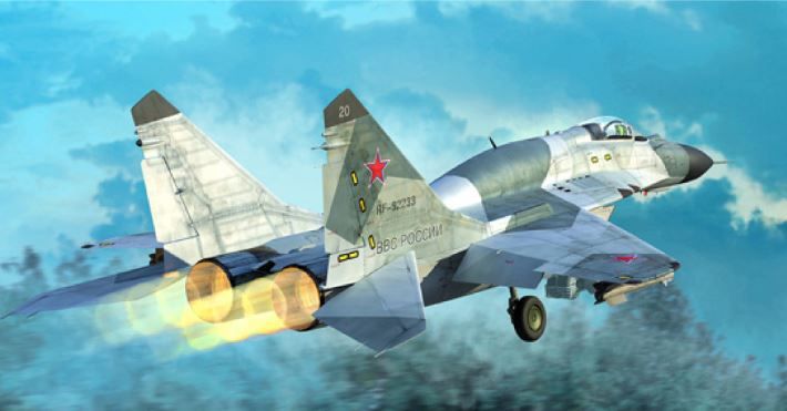 Збірна модель 1/72 винищувач МІГ-29СМТ Fulcrum (Izdeliye 9.19) Trumpeter 01676