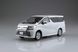 Сборная модель 1/32 автомобиль Toyota Vellfire (White Pearl Crystal Shine) Aoshima 05630
