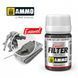 Емалевий фільтр Сірий для білого FILTER (Grey for White) Ammo Mig 1501
