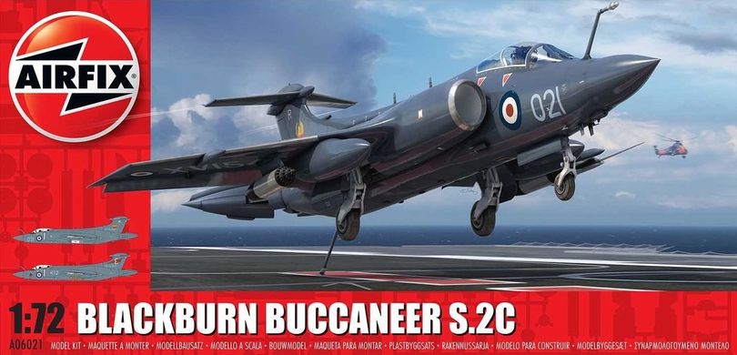 Сборная модель 1/72 самолет Blackburn Buccaneer S.2C Airfix A06021